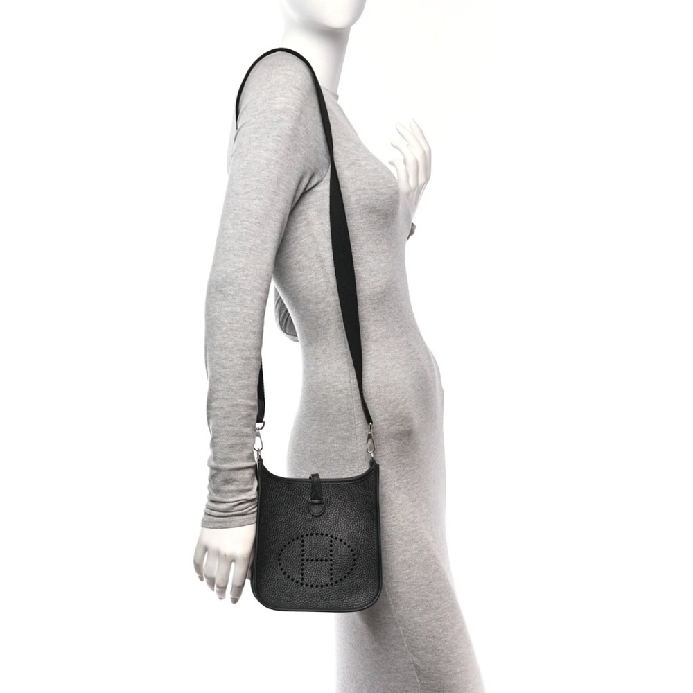 Hermes Black Evelyne Small Shoulder Bag - Picture 2 of 6